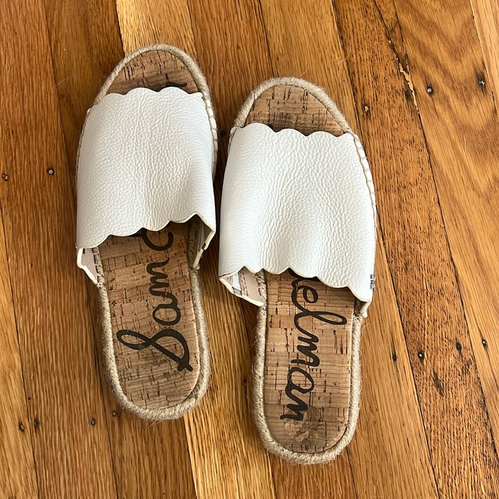 White Sam Edelman Sandals